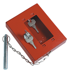 Аварийна кутия за ключове с чукче и заключване