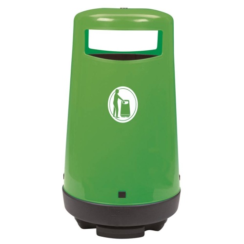 Външно кошче за отпадъци - TOPSY (светло зелено)