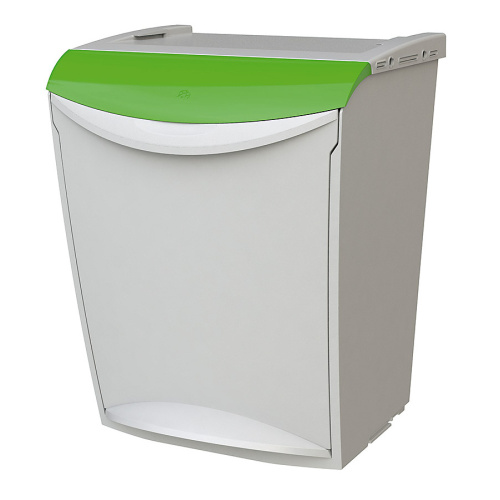 Контейнер за сортиране на отпадъци - зелен капак