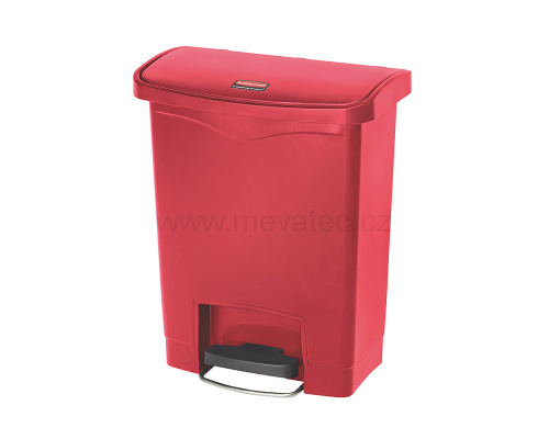 Кош за отпадъци с педал - червен 30 л