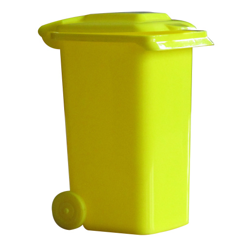 Мини пластмасов контейнер - жълт