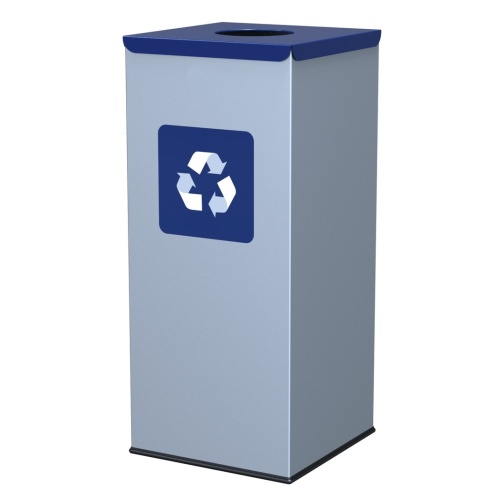 Рециклируем контейнер за отпадъци - син капак