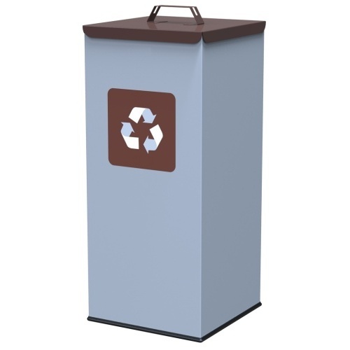 Рециклируем контейнер за отпадъци - кафяв капак