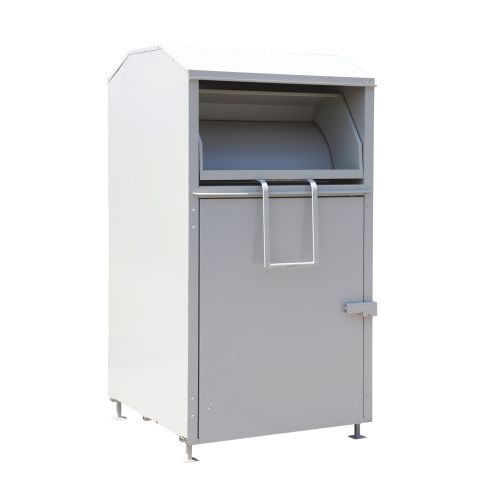 Контейнер за текстил 2,5 m3 - RAL 9010 - бял